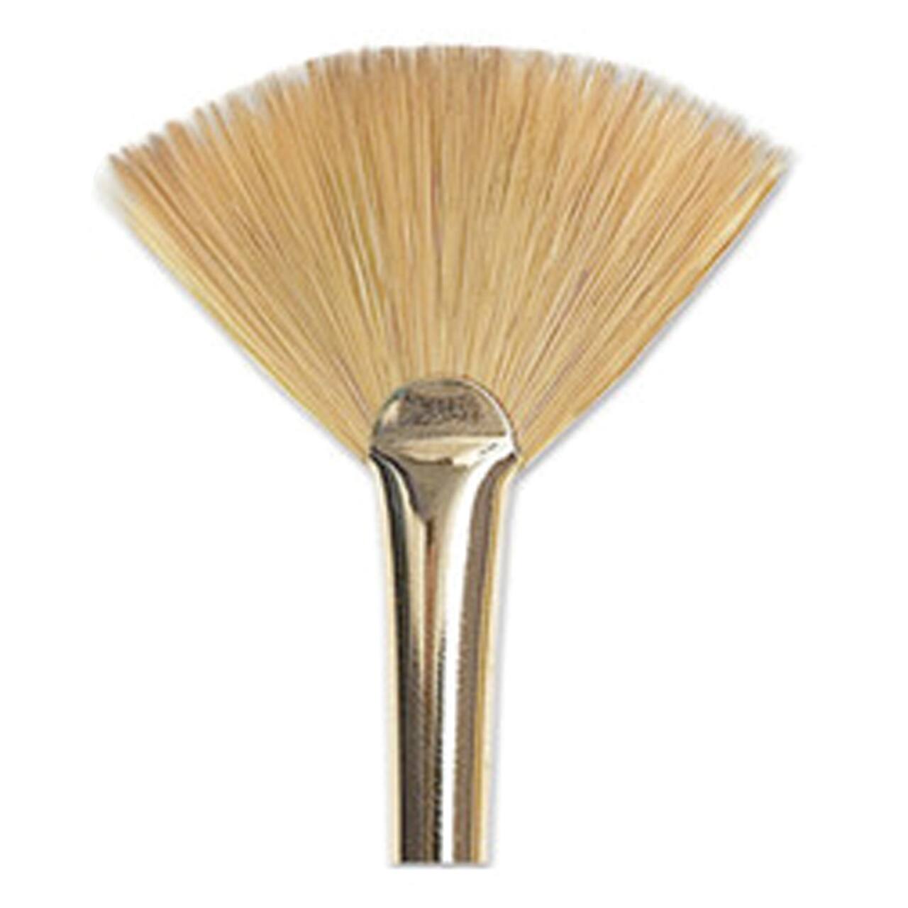 Robert Simmons Sapphire Long Handle Fan Blender Brush, Size 2
